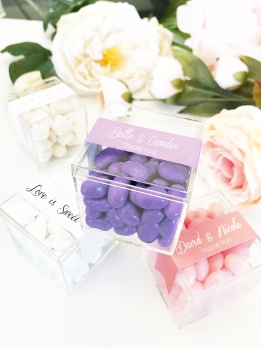Small Favor Boxes Wedding Favor Boxes and Labels Candy Boxes 