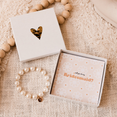 Monogram Pearl Bracelet - Bridal Party