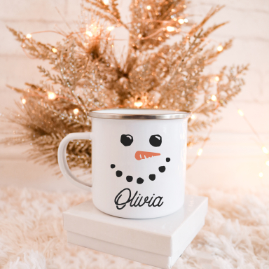 Snowman Campfire Mug