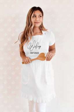 Wifey Ruffled Apron