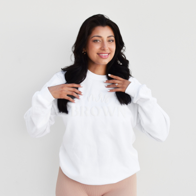 Embossed Mrs Sweatshirt