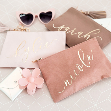 Personalized Makeup Bags