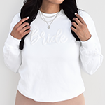 Embossed Bride & Groom Sweatshirt