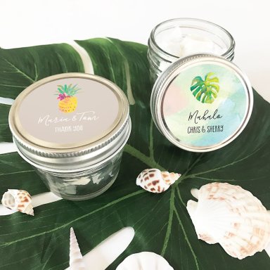 Small 4oz Mason Jars - Tropical