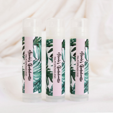 Lip Balm Favors - Palm Leaf