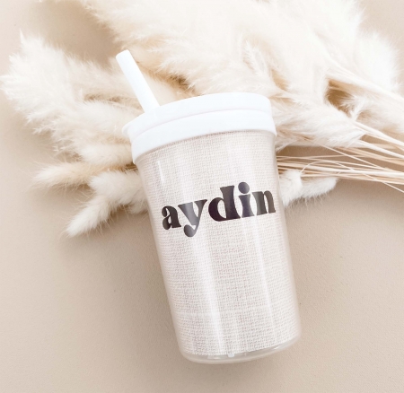 Personalized Sippy Cup Tumbler - toddler gift, baby shower gift