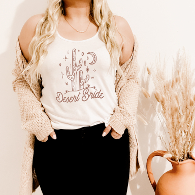 Desert Cactus Tank Tops