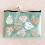 Palm Print Cosmetic Bag