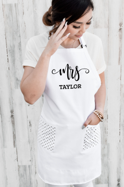 Mr & Mrs Personalized Aprons