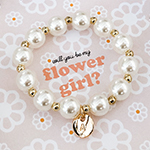 Pearl Bracelet - Flower Girl