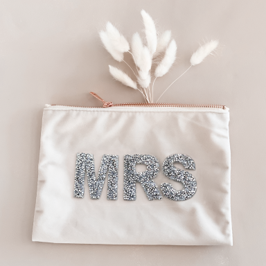 Sparkle Mrs Makeup Bag