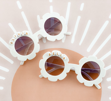 Personalized Flower Sunglasses - Child