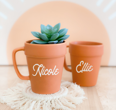 Personalized Planter Mug