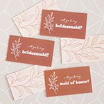 Bridesmaid Proposal Cards (set of 6) - Fall