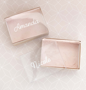 Personalized Clear Gift Box