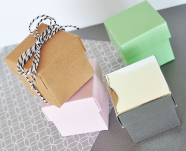 DIY Mini Cube Boxes (set of 12)