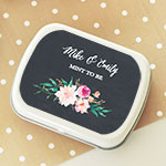 Personalized Floral  Garden Mint Tins
