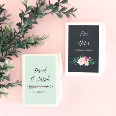 Notebook Favors - Floral Garden