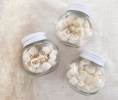 Foil Candy Jar Favors