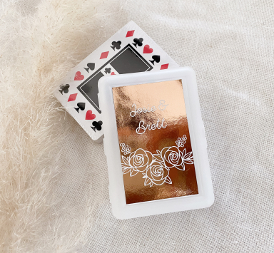 Foil Playing Card Favors