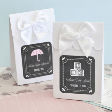 Sweet Shoppe Candy Boxes - Chalkboard Baby Shower (set of 12)