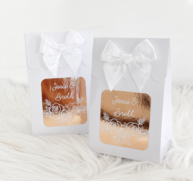 Foil Favor Boxes (Set of 12)