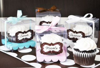 Cupcake Favor Boxes (set of 12)