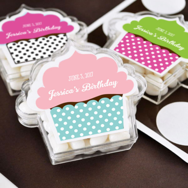 Cupcake Acrylic Favor Boxes