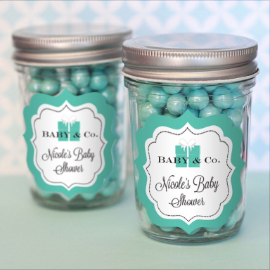 Baby & Co Personalized Mini Mason Jars