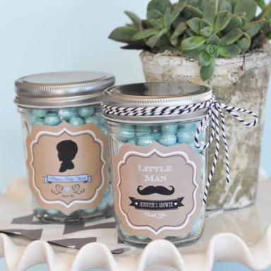 Vintage Baby Mini Mason Jars