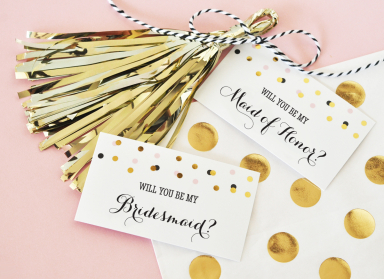 Will You Be My....? Tags & Tassels (set of 6)