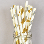 Metallic Foil Straws (set of 25)