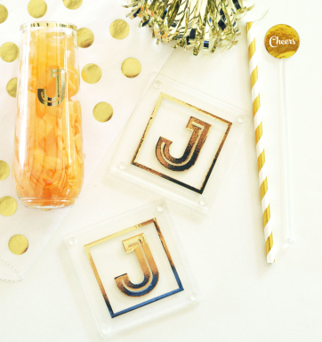 Monogram Coasters (Set of 2)