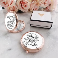 Floral Mirror Compacts