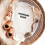 Custom Baby Bodysuit - Boho