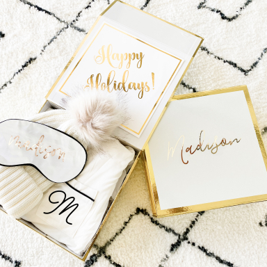 Personalized Holiday Gift Box