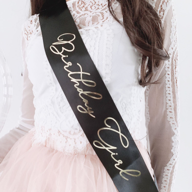 Birthday Sash