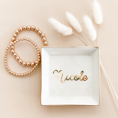 Personalized Ring Dish - Name