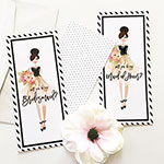 Bridesmaid & MoH Cards (set of 4)
