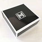 Black Monogram Gift Box