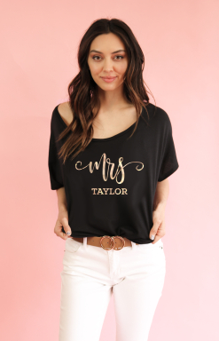 Future Mrs. Personalized Shirt - Loose Fit