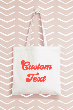 Custom Retro Tote Bags