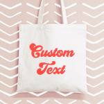 Custom Retro Tote Bags