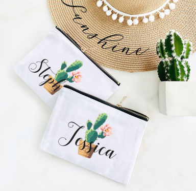 Cactus Makeup Bags