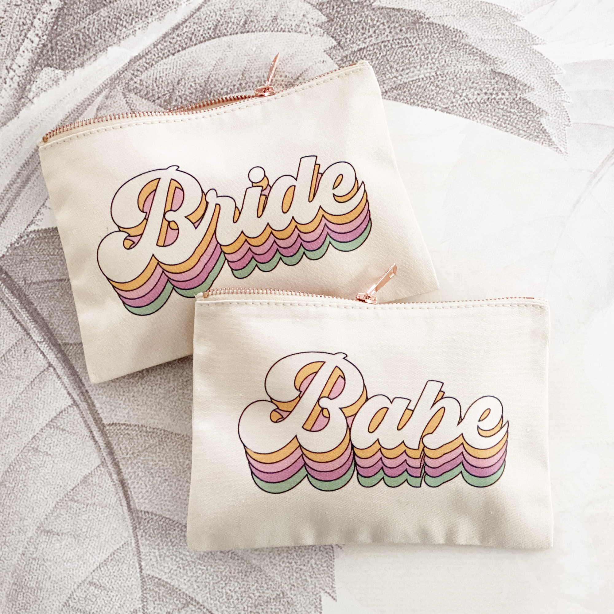 bridal party makeup bags