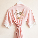 Flower Girl Robes - Cotton Lace