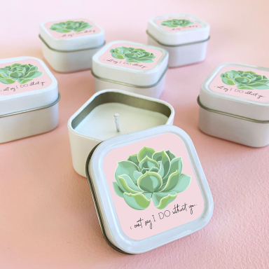 Can’t Say I DO Succulent Candles (set of 12)