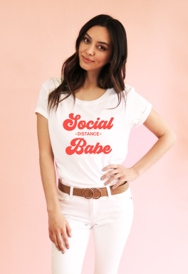 Social Distance Babe Shirt