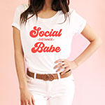Social Distance Babe Shirt