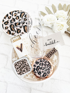 Leopard Print Gift Box Set